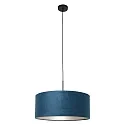 pendant luminaire SPARKLED LIGHT cylindrical, with shade E27 IP20, black matt dimmable