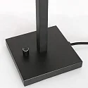 Steinhauer table lamp STANG up, with switch, with shade, with plug E27 IP20, black matt dimmable