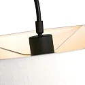 Steinhauer wall luminaire ELEGANT CLASSY with switch, with shade, with strain relief, with plug, adjustable E27 IP20, black matt 