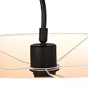 Steinhauer wall luminaire ELEGANT CLASSY with switch, with shade, with strain relief, with plug, adjustable E27 IP20, black matt 