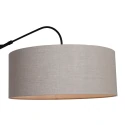 Steinhauer wall luminaire ELEGANT CLASSY with switch, with shade, with strain relief, with plug, adjustable E27 IP20, black matt 
