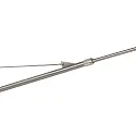 Steinhauer wall luminaire ELEGANT CLASSY with switch, with shade, with strain relief, with plug, adjustable E27 IP20, steel brushed 