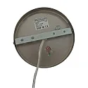 Steinhauer pendant luminaire SPARKLED LIGHT cylindrical, with shade E27 IP20, steel brushed dimmable