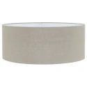 Steinhauer Pendelarmatuur SPARKLED LIGHT cilindrisch, met lampenkap E27 IP20, staal geborsteld dimbaar