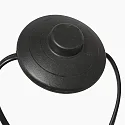 Steinhauer floor lamp SPARKLED LIGHT cylindrical, with switch, with shade, with plug, adjustable E27 IP20, black matt dimmable