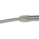 Steinhauer floor lamp SPARKLED LIGHT cylindrical, with switch, with shade, with plug, adjustable E27 IP20, steel brushed dimmable