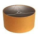 Lampenkap KAPPEN - Ø 40CM plat, cilindrisch, goud mat, zand