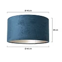 Steinhauer Lampenkap, blauw