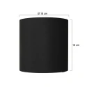 Mexlite Lampenkap K1562 rond, wit
