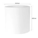 Mexlite Lampenkap K15632S, wit