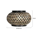 anne light & home shade K2014BS, wood, black