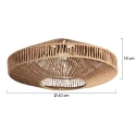 anne light & home Lampenkap K2023DS, bruin