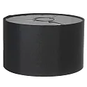 Lampenkap KAPPEN - Ø 20CM plat, cilindrisch, zwart