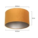 Steinhauer Lampenkap KAPPEN - Ø 20CM hoog, cilindrisch, goud mat, zand