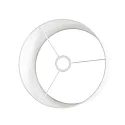 Steinhauer Lampenkap KAPPEN - Ø 30CM cilindrisch, wit