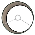 Steinhauer shade KAPPEN - Ø 30CM cylindrical, dark green