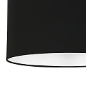 Mexlite shade KAPPEN - Ø 40CM high, cylindrical, black