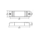 TCI Convertor DCC 15W 350mA, wit