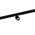 Spotlight op rail DOMY ON STREX 1.0 met adapter IP20, zwart mat 