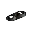 Downlight DEEP 2.0 2-vlams, instelbaar GU10 IP20, zwart dimbaar