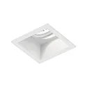 Inbouwspot PLANO 1.0 - LED 1-vlams, cardanisch draaien, met klemveren IP20, mat, verkeerswit dimbaar