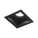 Plafondinbouwarmatuur PLANO 1-vlams IP44, zwart dimbaar