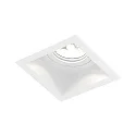 Plafondinbouwarmatuur PLANO 1-vlams IP44, wit dimbaar
