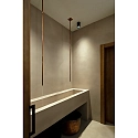 Wever & Ducré Opbouwspot SOLID PETIT CEILING SURF 2.0 2-vlams, cilindrisch, instelbaar IP20, champagne / zwart