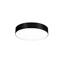 LED Wall /Ceiling luminaire ROBY 2.6, IP44, Ø 26.5cm, dimmable, white, 18W 2700K, black