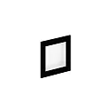 Wandinbouwarmatuur LITO WALL REC 1.0 IP20, zwart mat 
