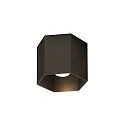 Downlight HEXO 1.0 - PAR16 1-vlams, hoekig, zonder reflector GU10 IP20, brons dimbaar