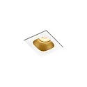 LED Recessed spot PIRRO 1.0, 1 Spot 4.5W 2700K, CRi >90, dimmable, white gold