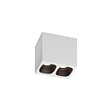 Downlight PIRRO 2.0 2-vlams IP20, zwart, wit dimbaar