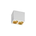 Downlight PIRRO 2.0 2-vlams IP20, goud, wit dimbaar