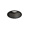 recessed spotlight DEEPER 1.0 PAR16 round, rigid, set back GU10 IP20, black matt dimmable
