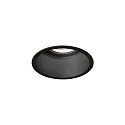Downlight DEEPER IP44 1.0 rond, set terug GU10 IP44, zwart dimbaar