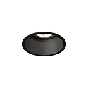 recessed spotlight DEEPER 1.0 - LED rigid, multipower, with leaf springs IP20, mat, deep black dimmable
