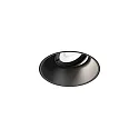 Plafondinbouwarmatuur DEEP ADJUST PETIT 1.0 TRIMLESS flush, cardanisch draaien IP20, mat, gitzwart dimbaar