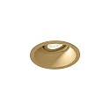 ceiling recessed luminaire DEEP ADJUST PETIT 1.0 cardanic swivelling, with wire springs IP20, champagner dimmable