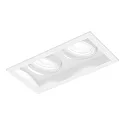 LED Recessed spot PLANO PETIT ADJUSTABLE 6.0, 350mA, 2x 6W 3000K, CRi >90, white