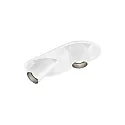 LED Recessed spot BLIEK ROUND PETIT 2.0, 2 flames, 700mA, 2700K, CRi >90, rotatable, swivelling, white