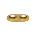 Inbouwspot DEEP BIJOU 2.0 - LED 2-vlams, stijf, met klemveren IP20, goud dimbaar
