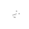 Wever & Ducré LED module STREX LED MODULE 1.0 DOT IP20, zwart dimbaar