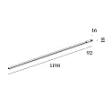 Wever & Ducré STREX LED MODULE 2.0 opal, 120cm, 48V, 3000K,CRi >90,  DALI dimmable, white