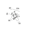 Wever & Ducré Downlight CENO 2.0 2-vlams, draaibaar, roteerbaar IP20, brons dimbaar