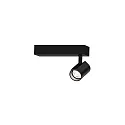 Spot CENO CEILING SURF 1.0 IP20, zwart mat dimbaar