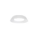 LED Wall /Ceiling luminaire TOWNA 1.0, IP44, Ø 25.4cm, 3000K, dimmable, white