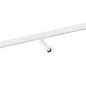 Spotlight op rail MATCH ON STREX 1.0 met adapter IP20, wit mat 
