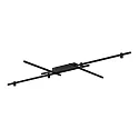 Plafondarmatuur TRACE GRID 2.0 up down, direct / indirect IP20, mat, gitzwart dimbaar