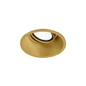 ceiling recessed luminaire DEEP ADJUST 1.0 - LED cardanic swivelling, with wire springs IP20, gold dimmable